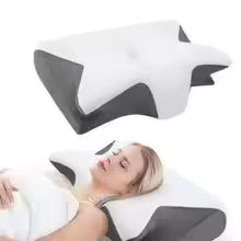 Novara Ergonomic Butterfly Cervical Pillow — Memory Foam Side Sleeper Support